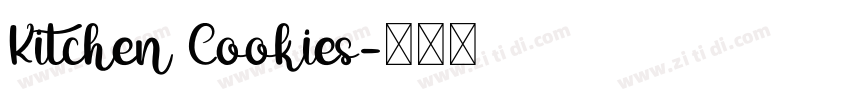 Kitchen Cookies字体转换